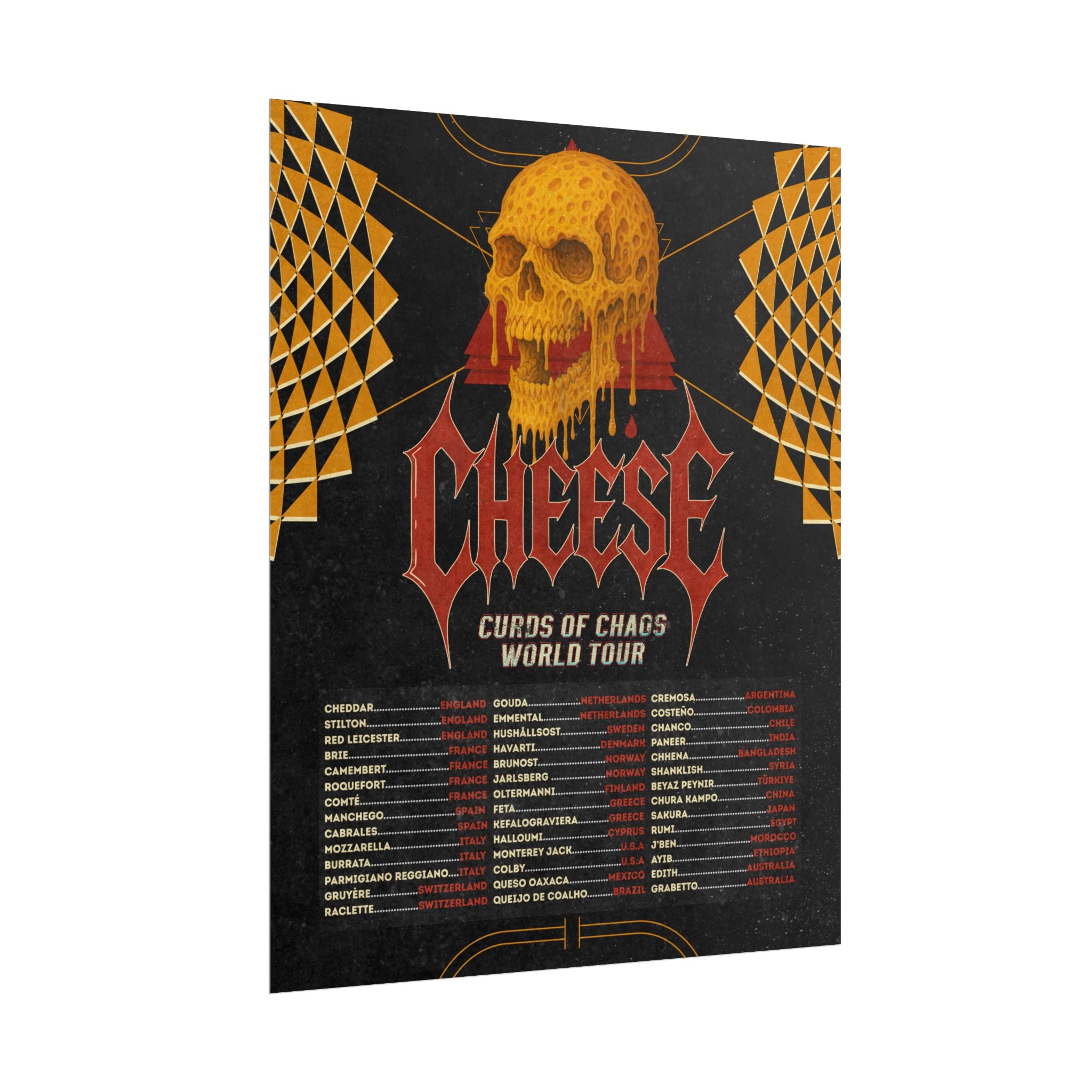 Cheese: Curds of Chaos World Tour Print