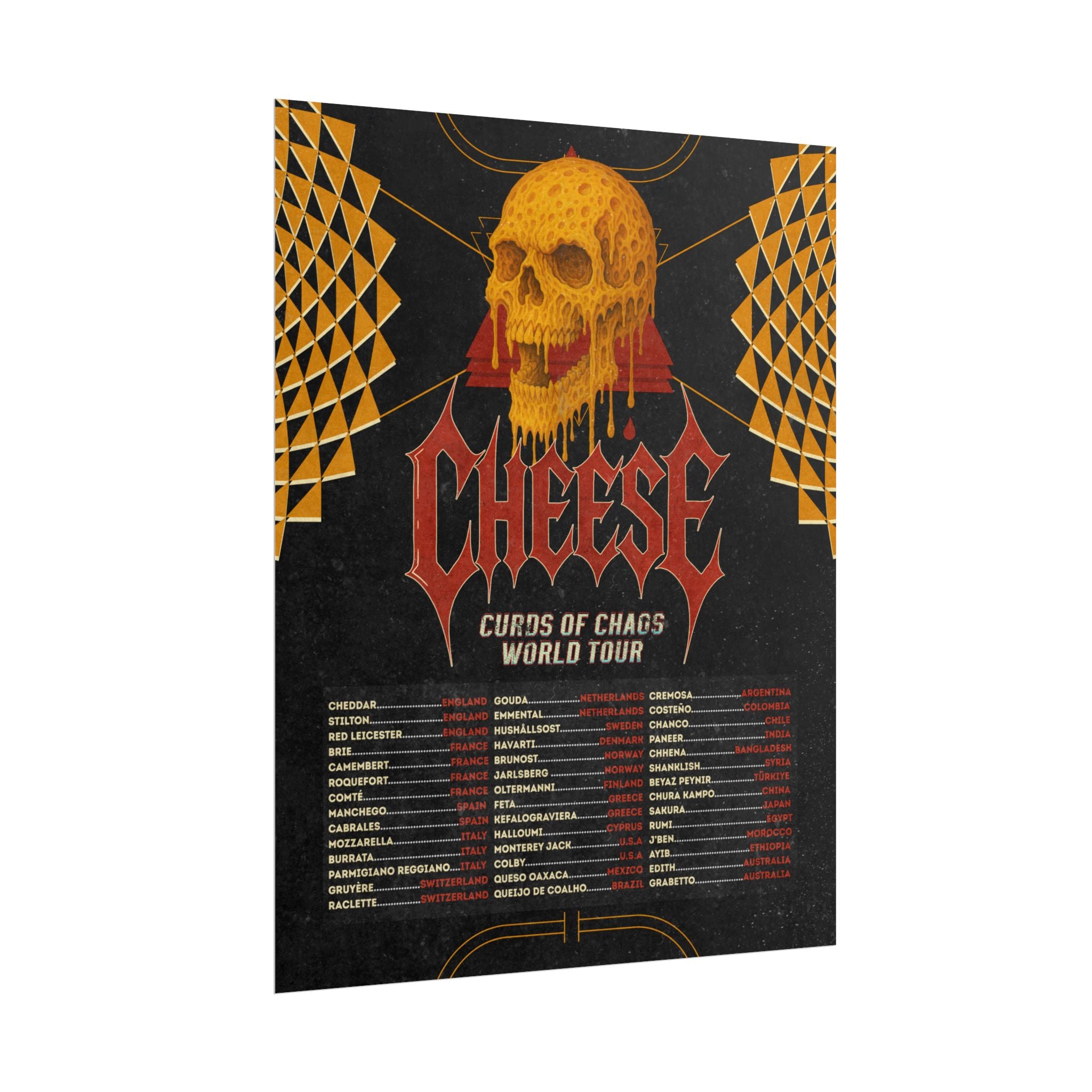 Cheese: Curds of Chaos World Tour Print