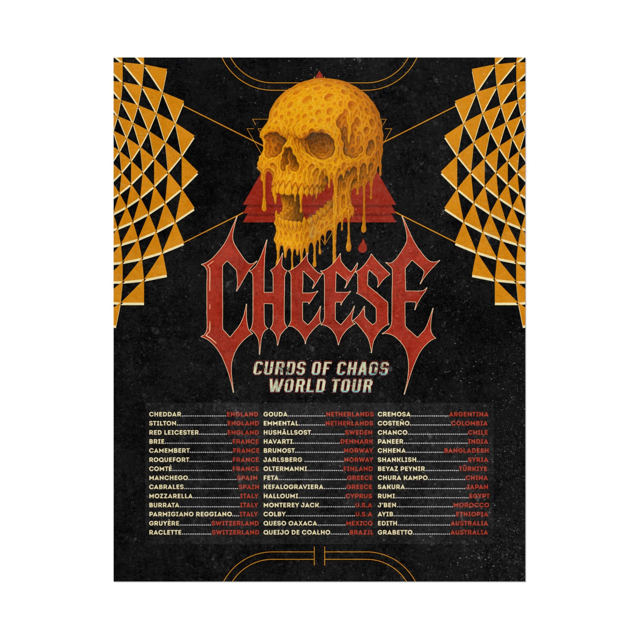 Cheese: Curds of Chaos World Tour Print