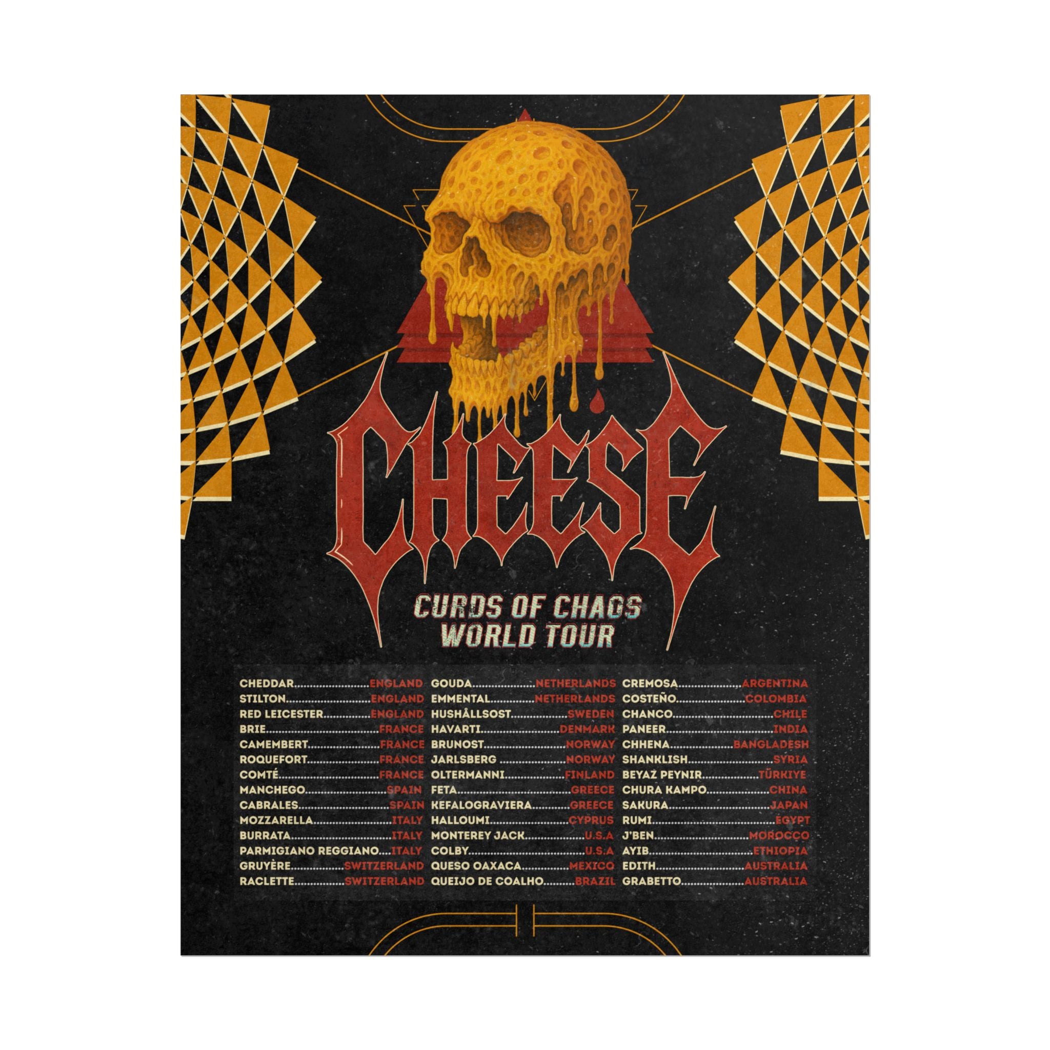Cheese: Curds of Chaos World Tour Print
