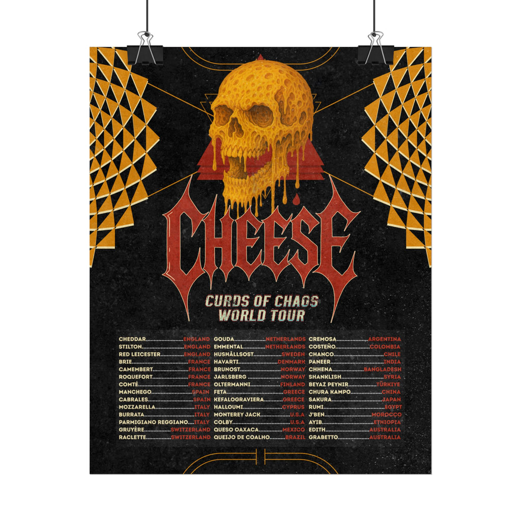 Cheese: Curds of Chaos World Tour Print