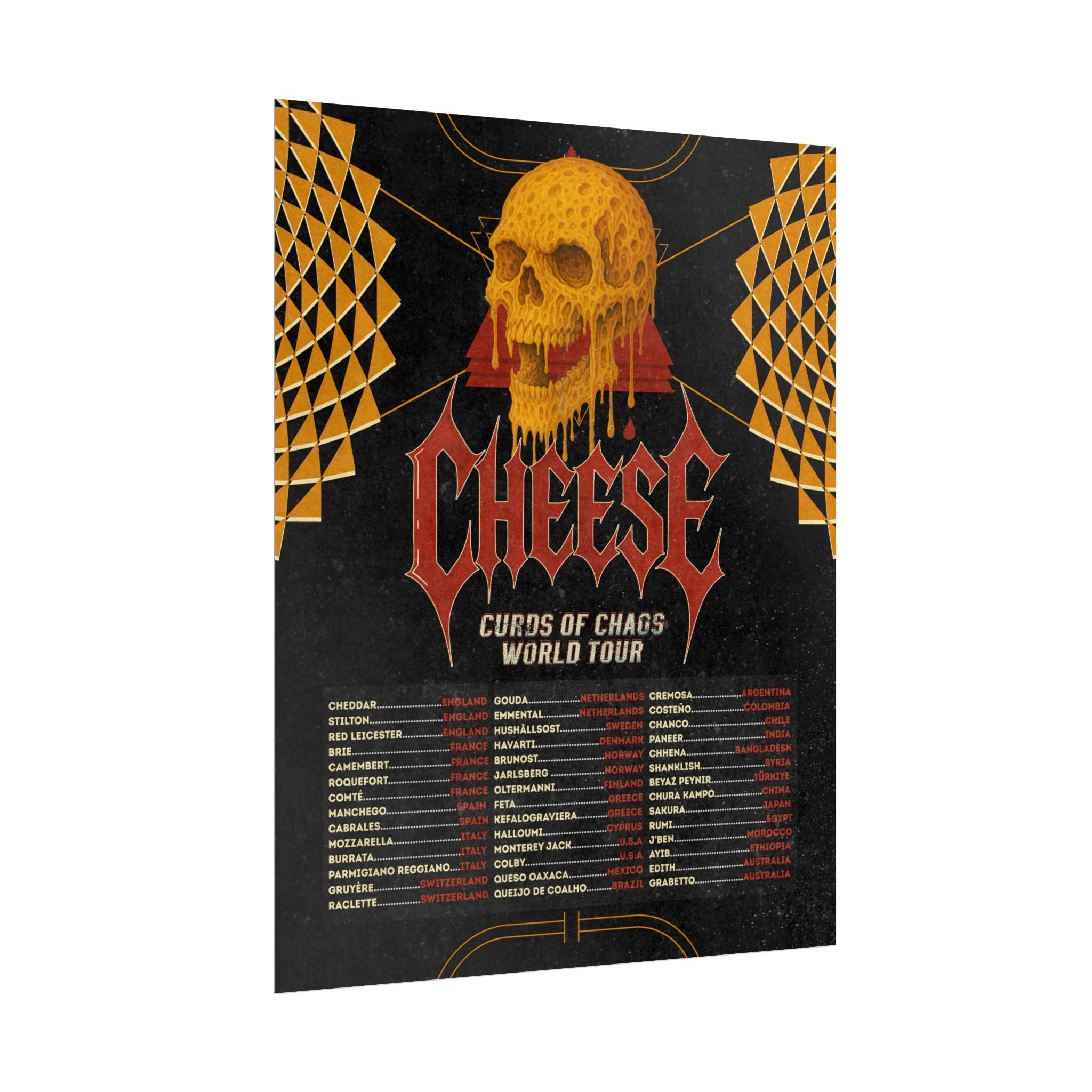 Cheese: Curds of Chaos World Tour Print