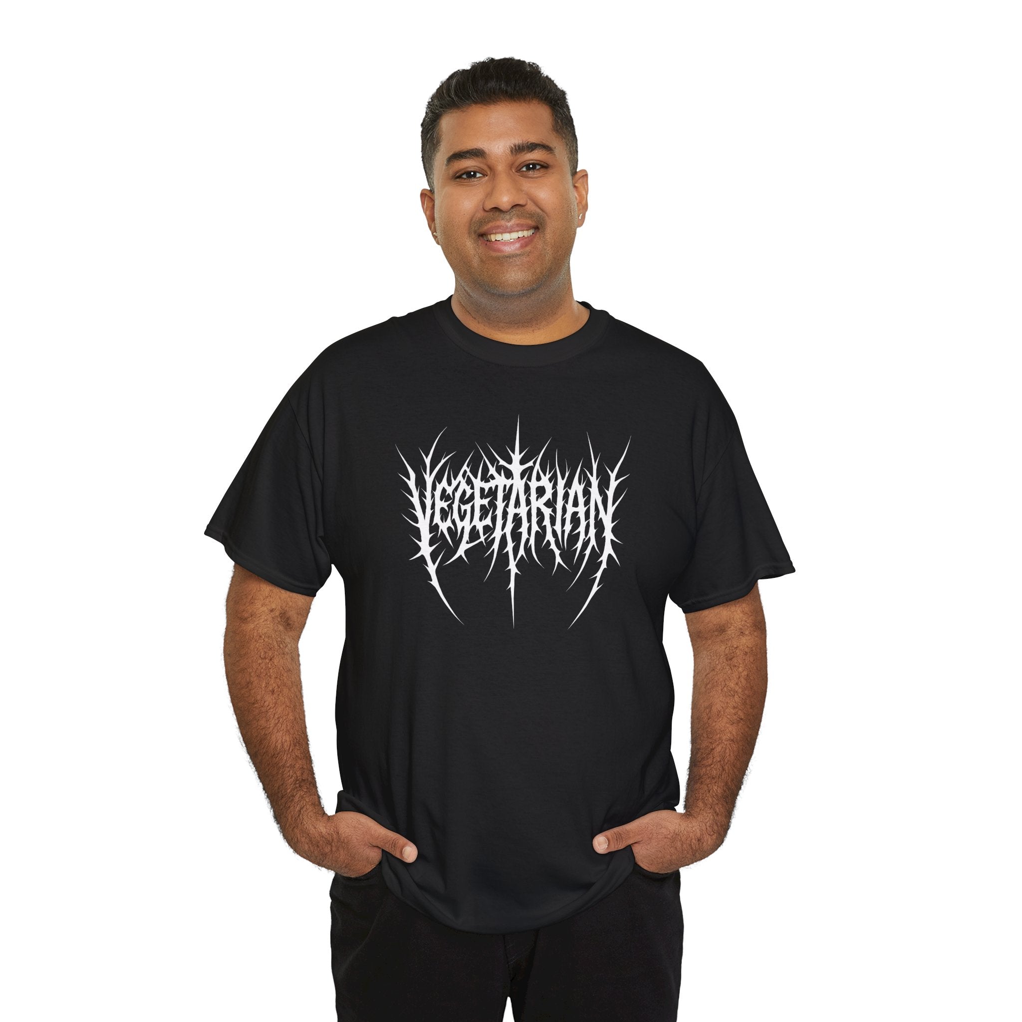 Vegetarian Black Metal Basic Tee - Unisex